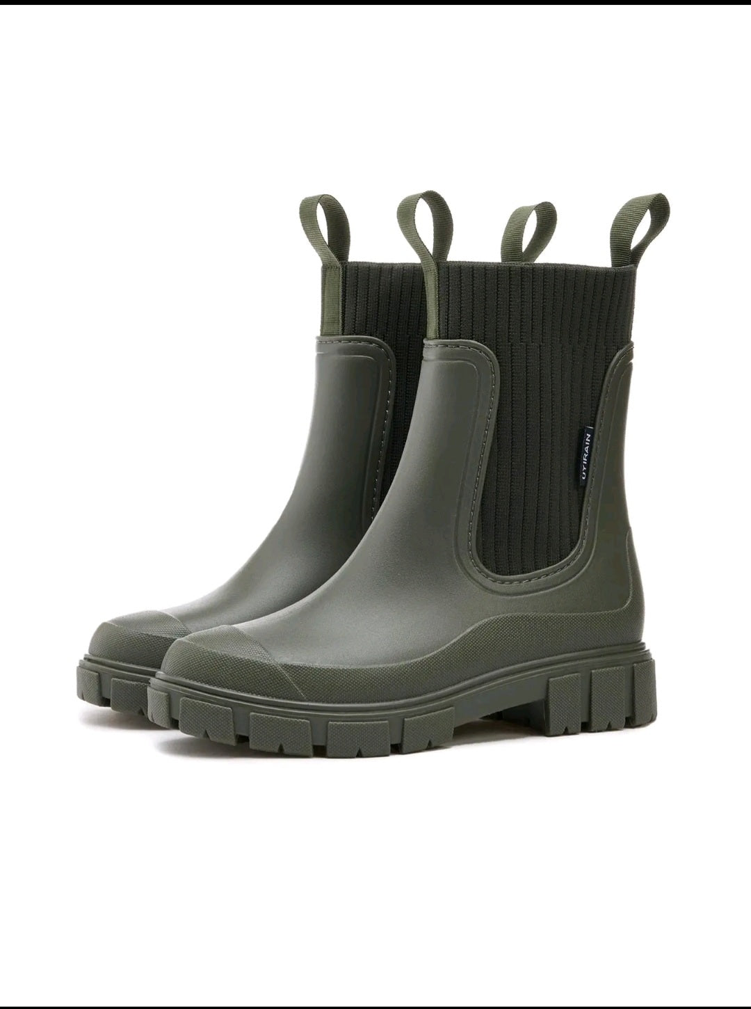 Women's Solid Waterproof Rainboots