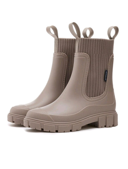 Women's Solid Waterproof Rainboots