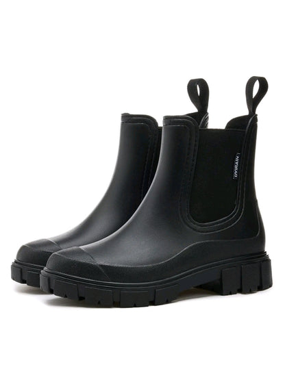 Women's Solid Waterproof Rainboots