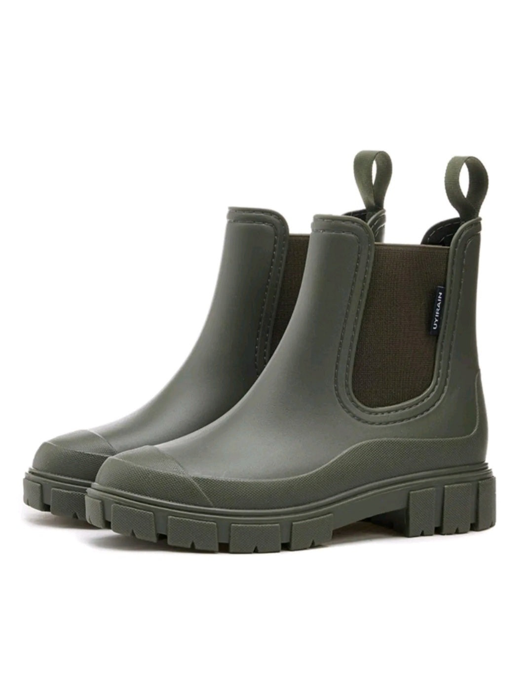 Women's Solid Waterproof Rainboots