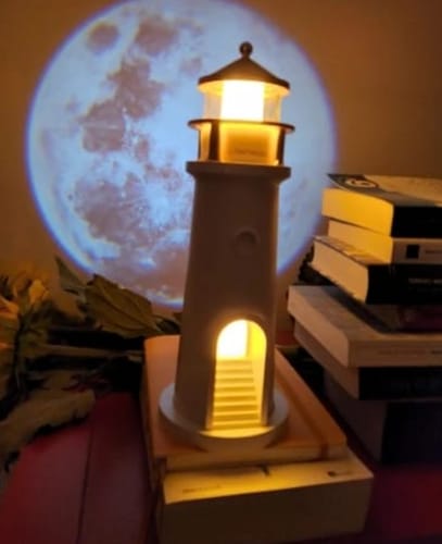 Lighthouse Moon Projector